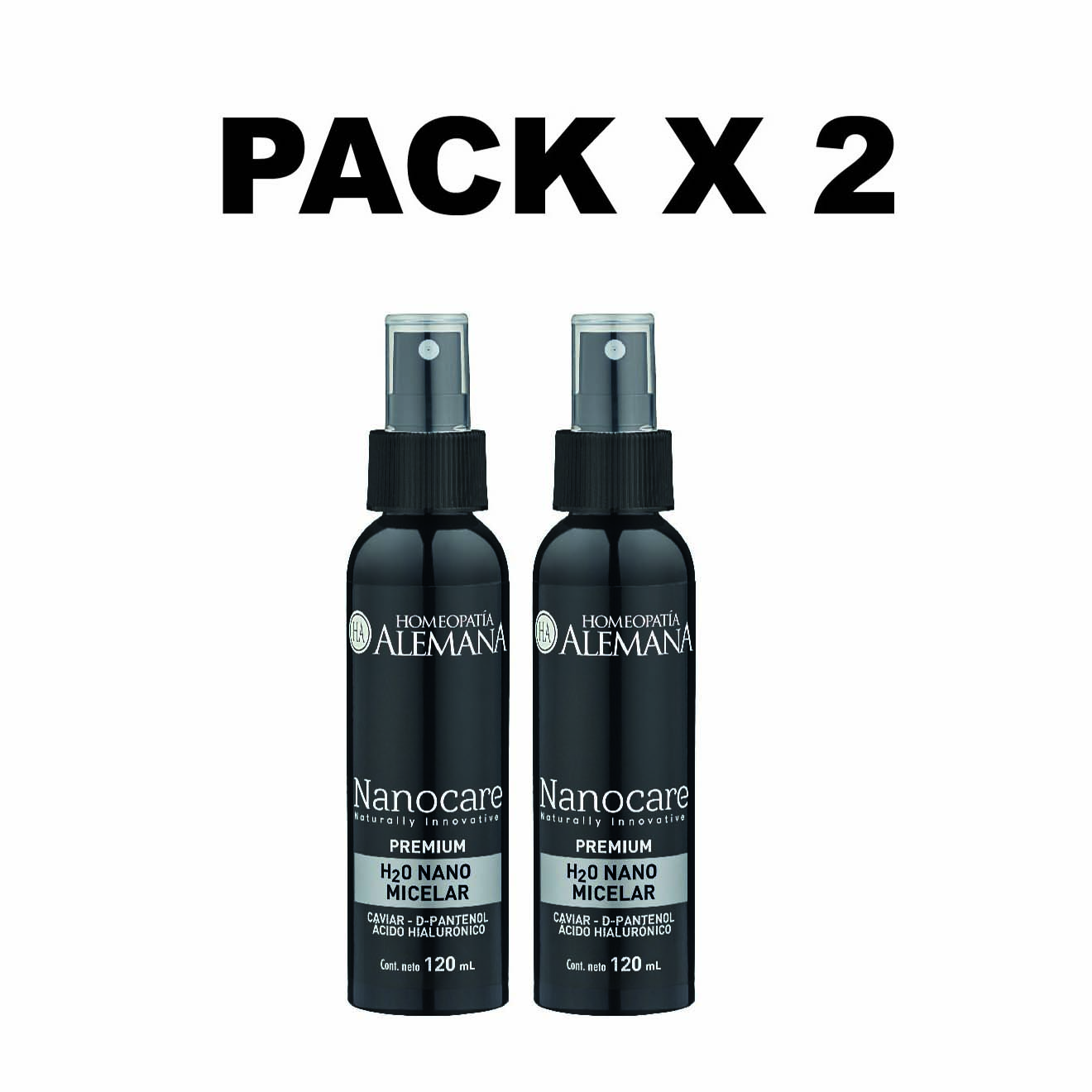 Imprimir NANOCARE PACK X 2 MICELAR - Imagen 1